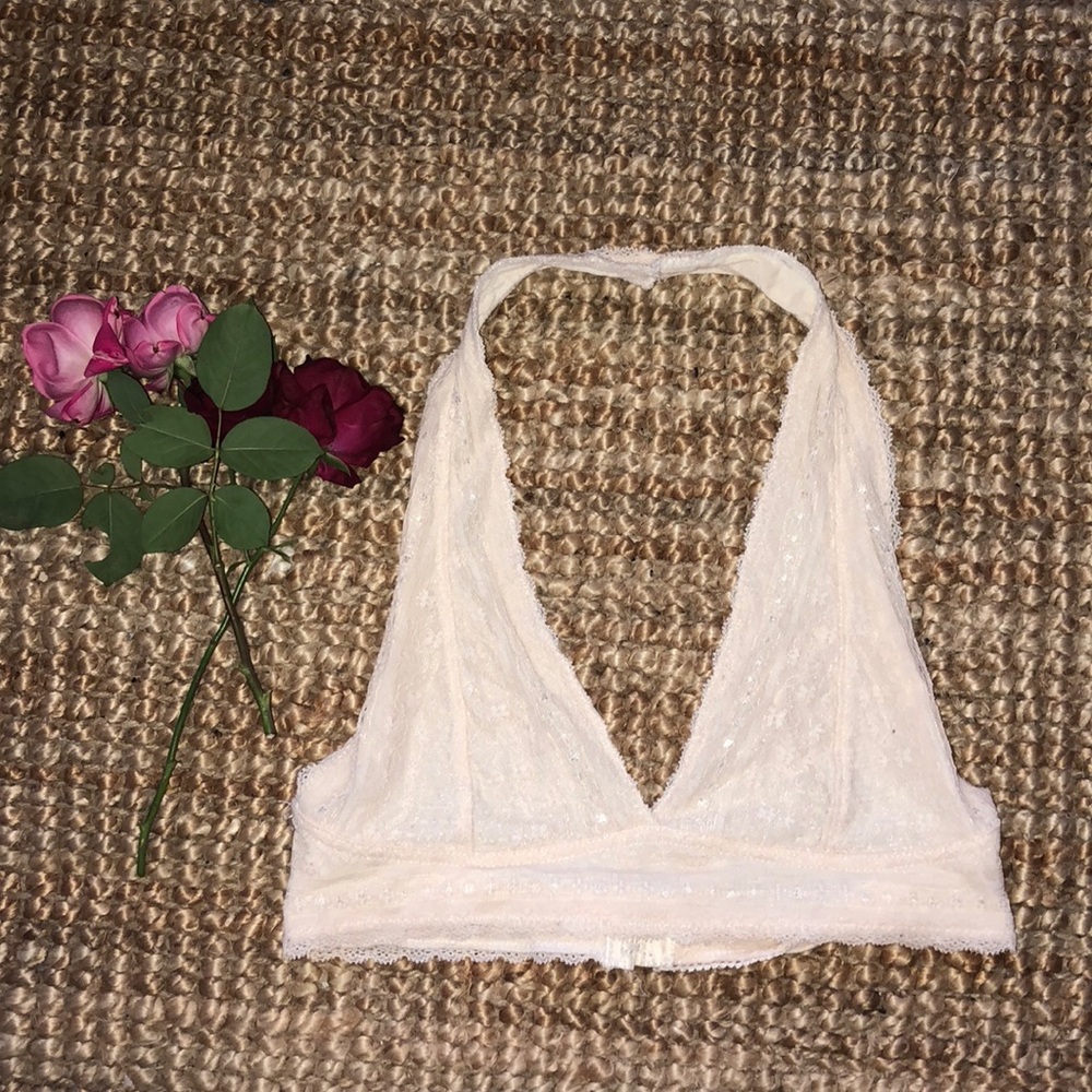 SALE Cream lace bralette